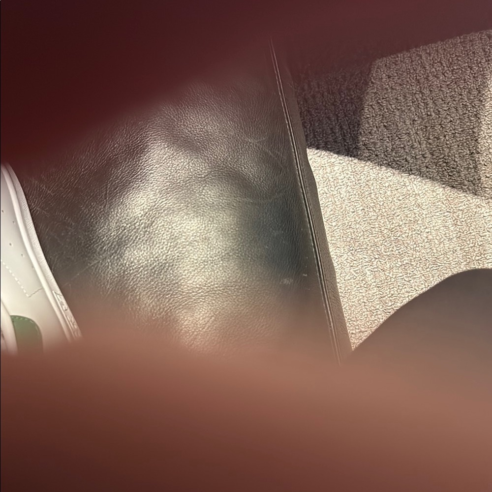 White and Green Sneakers